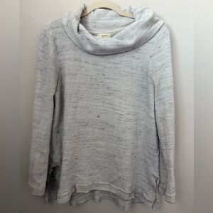 Anthropologie Maeve Light Gray sweater Cowl Neck